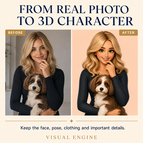 Turn Any Photo Into a Viral 3D Character
